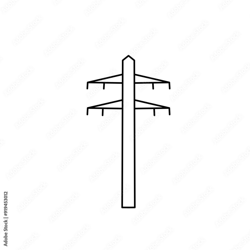 electric tower icon electric tower icon