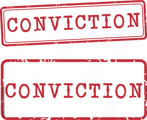 Conviction Stamped Vector Set
