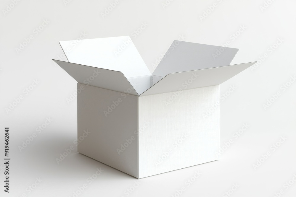 Paper Box Mockup A4 on isolated background created with Generative AI Paper Box Mockup A4 on isolated background created with Generative AI