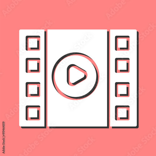 Video Play Vector Icon