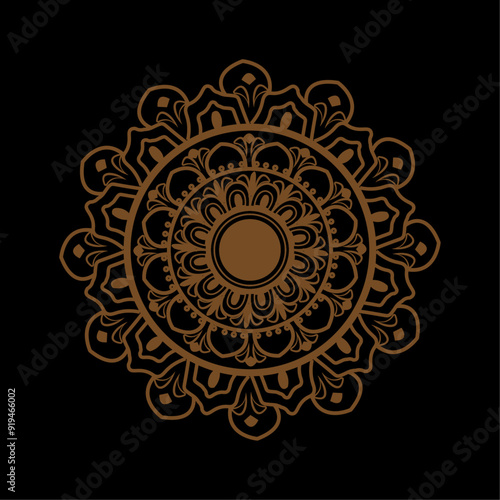 Lace pattern and beautiful mandala design 