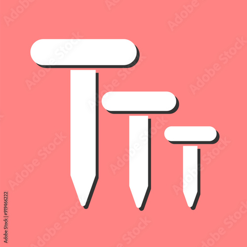 Nail Vector Icon