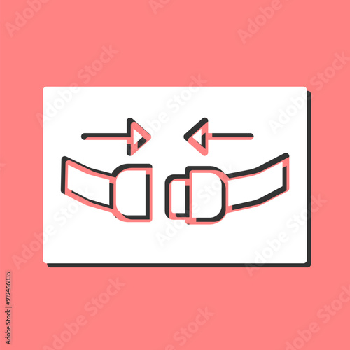 Seat Belt Vector Icon