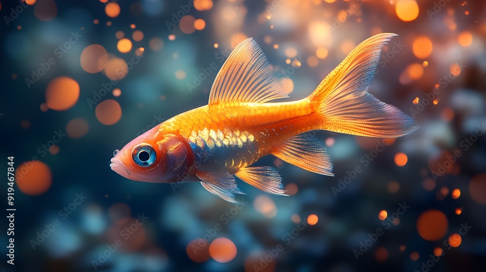 goldfish in aquarium goldfish in aquarium