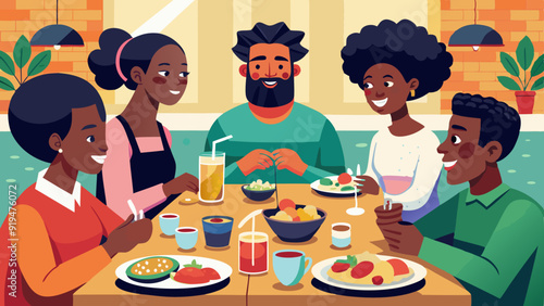 Black People Eating illustration