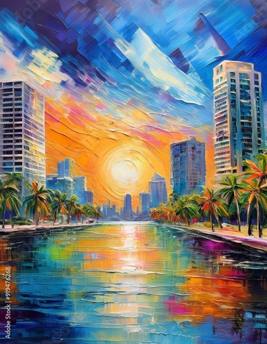 Imagen en lienzo de Florida