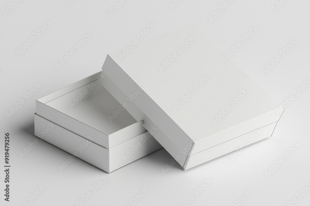 Paper Box Mockup A4 on isolated background created with Generative AI Paper Box Mockup A4 on isolated background created with Generative AI