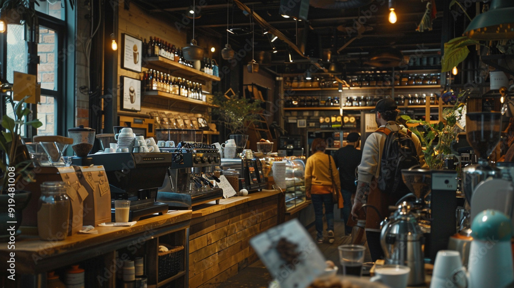 High-Quality Coffee in Various Settings High-Quality Coffee in Various Settings
