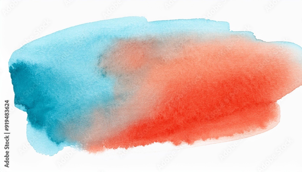 Bright watercolor stain with watercolour paint stroke. Watercolo Bright watercolor stain with watercolour paint stroke. Watercolo