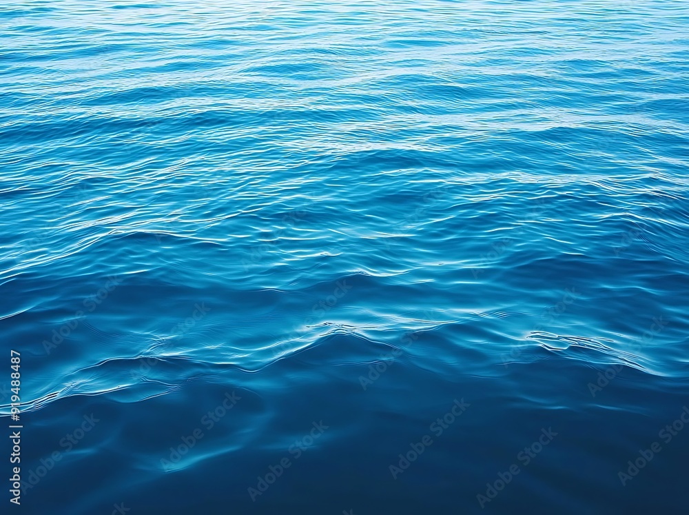 Abstract blue water surface with gentle waves. Abstract blue water surface with gentle waves.