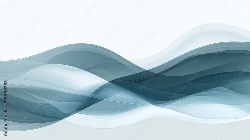 Abstract wave pattern with smooth transitions and soft hues. Ample copy space on the top. Abstract wave pattern with smooth transitions and soft hues. Ample copy space on the top.