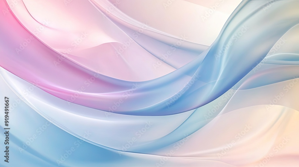 Soft abstract background with gentle curves and pastel colors. Ample copy space on the top. Soft abstract background with gentle curves and pastel colors. Ample copy space on the top.