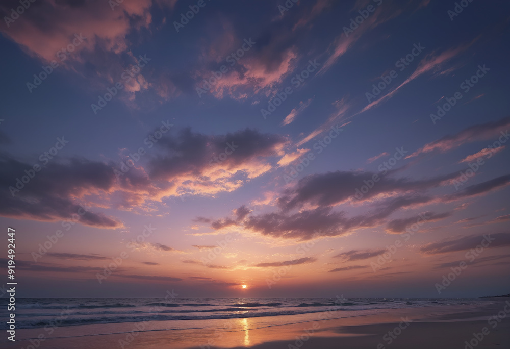 Obraz premium After sunset sky