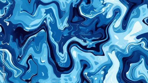 Blue and Indigo abstract background