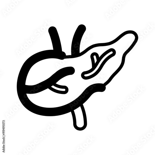 Pancreas Solid Black