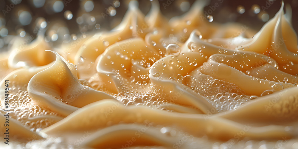A close-up view of a moist cake adorned with glistening water droplets on its surface, highlighting its freshness. A close-up view of a moist cake adorned with glistening water droplets on its surface, highlighting its freshness.