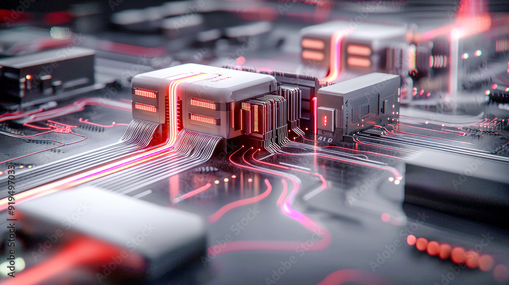 Representation of quantum processors with cooling systems and nested ...