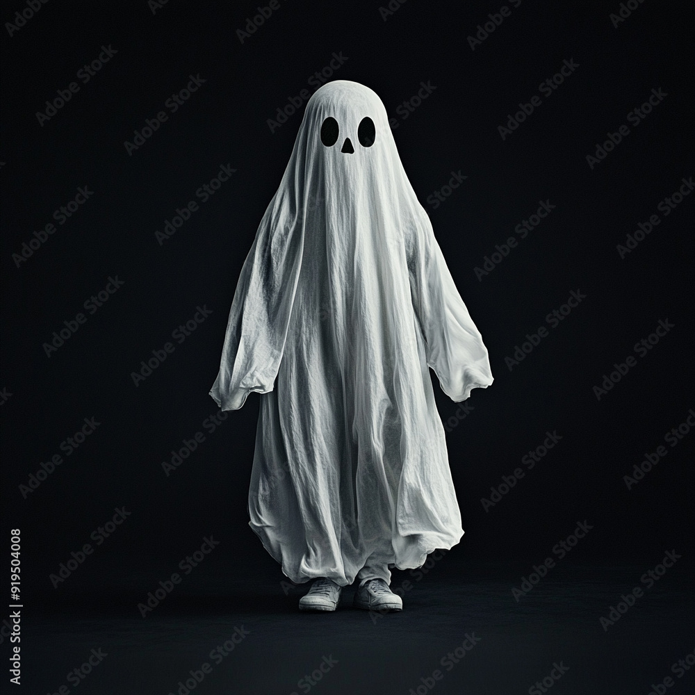 Kid halloween Ghost against a background Kid halloween Ghost against a background