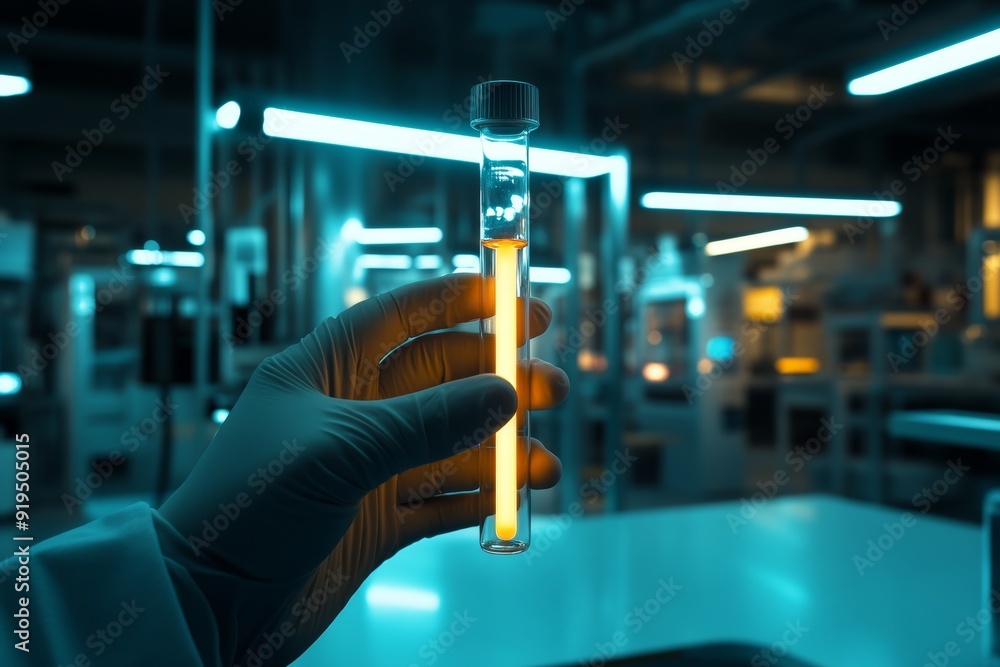 Lab test tube with egg donation from liquid nitrogen cryostorage Lab test tube with egg donation from liquid nitrogen cryostorage