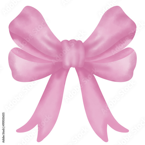 Delightful Cartoon Pink Bow Clipart for Invitations, Greeting Cards, and Digital Designs.