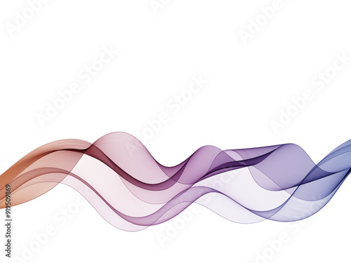 Colored wave background. Abstract vector wave. Design element Eps 10