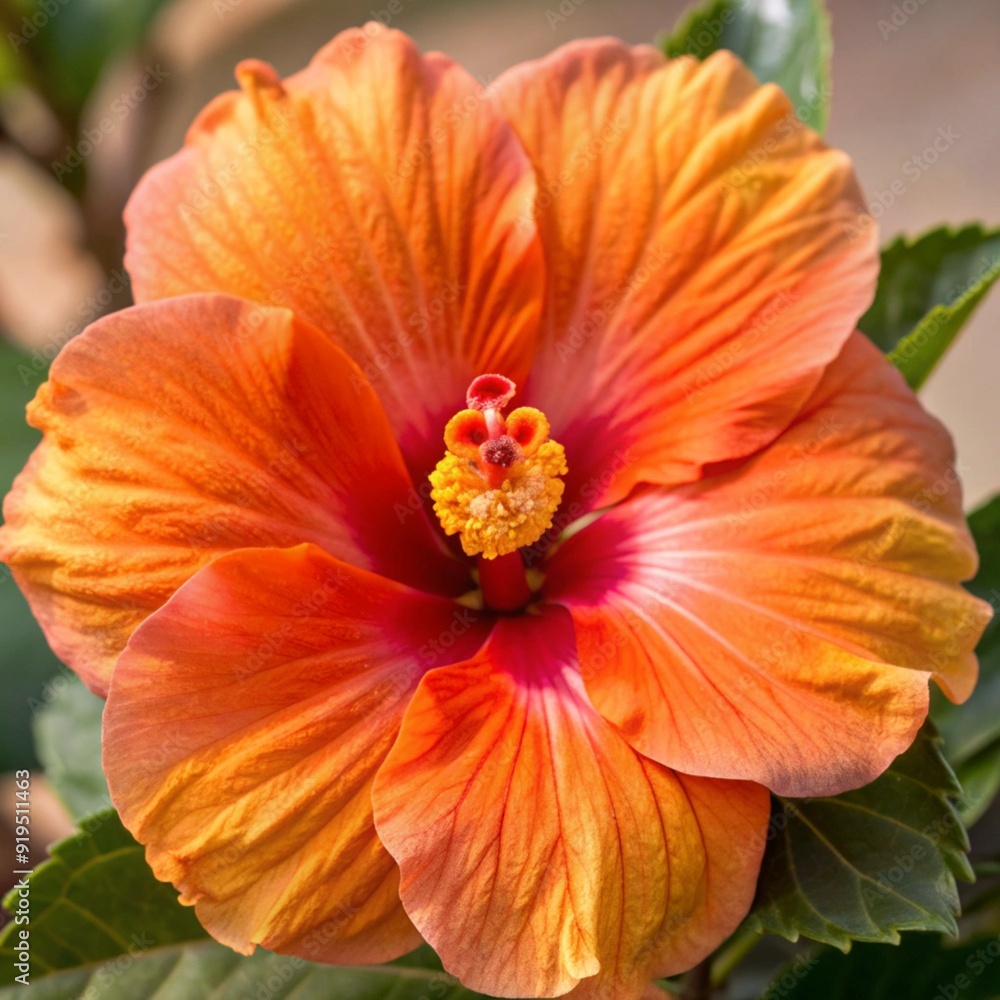 Vibrant Tropical Hibiscus Flower Art That Adds a Touch of Paradise to Any Space