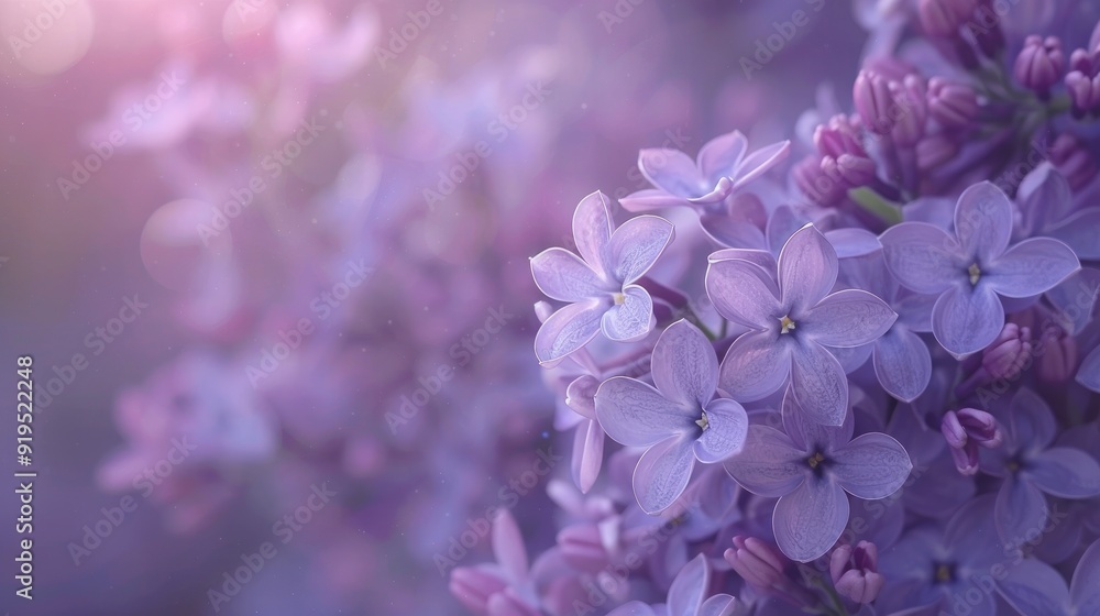 Lilac flowers in soft focus Lilac flowers in soft focus