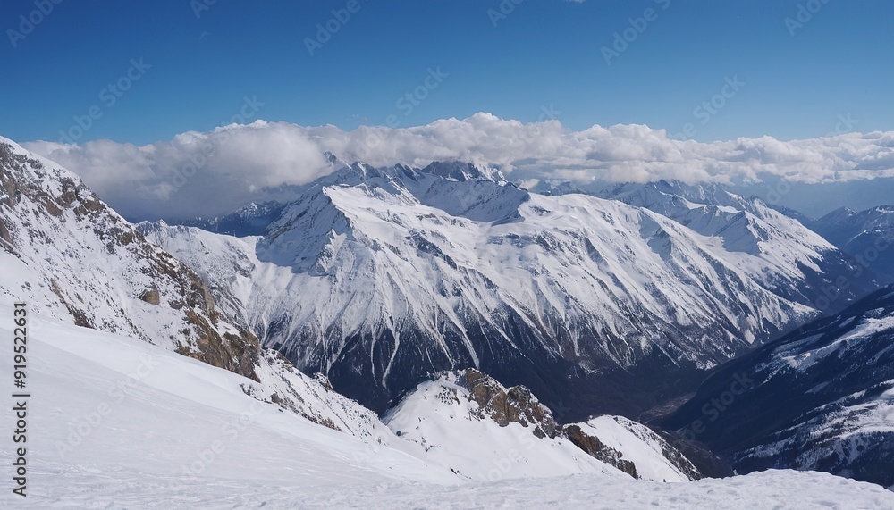 Scenic view of snowcapped mountains against sky 9 Scenic view of snowcapped mountains against sky 9