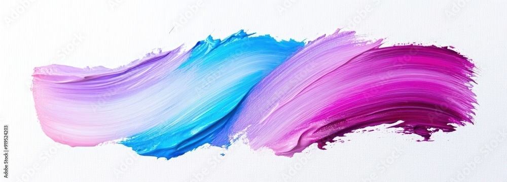 Abstract Swirls of Blue and Purple Paint on Canvas Abstract Swirls of Blue and Purple Paint on Canvas