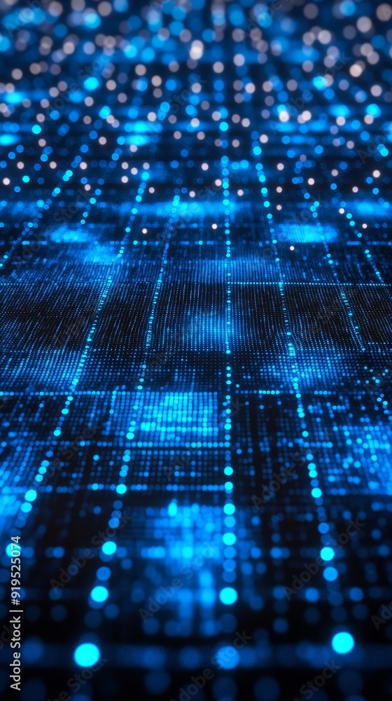 A 3D rendering of a vertical glow red pink purple blue digital landscape with cube particles. An illustration of crypto currency, block chain and digital technology. A 3D rendering of a vertical glow red pink purple blue digital landscape with cube particles. An illustration of crypto currency, block chain and digital technology.