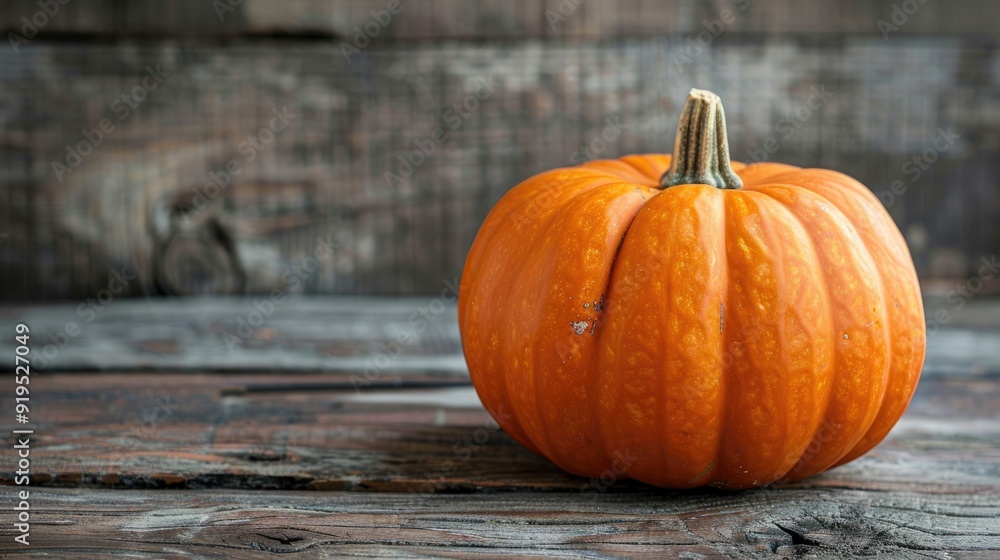 Pumpkin on wood background during Halloween Pumpkin on wood background during Halloween