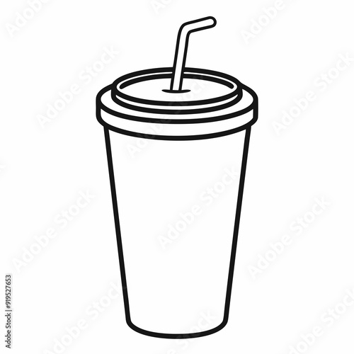 A tumbler art vector illustrator