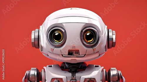 alta calidad de ilustración un robot en 3d 