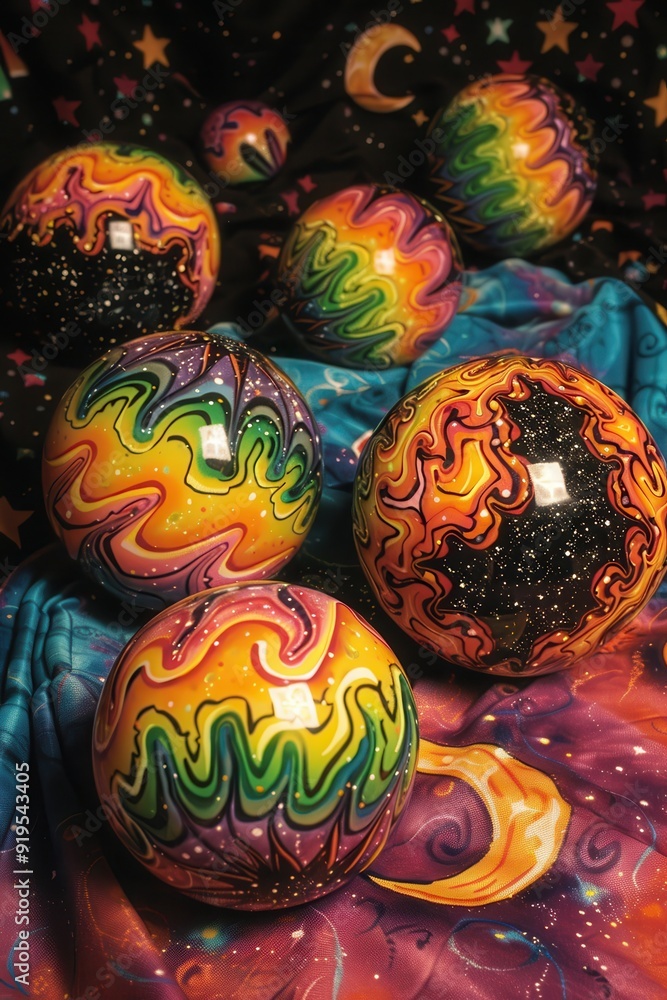 Energetic 3D Spheres: Bursting with Vibrant Colors in Playful Motion Energetic 3D Spheres: Bursting with Vibrant Colors in Playful Motion