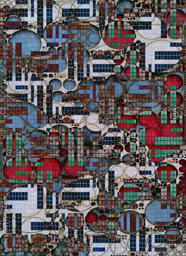 Fototapeta premium tile mosaic