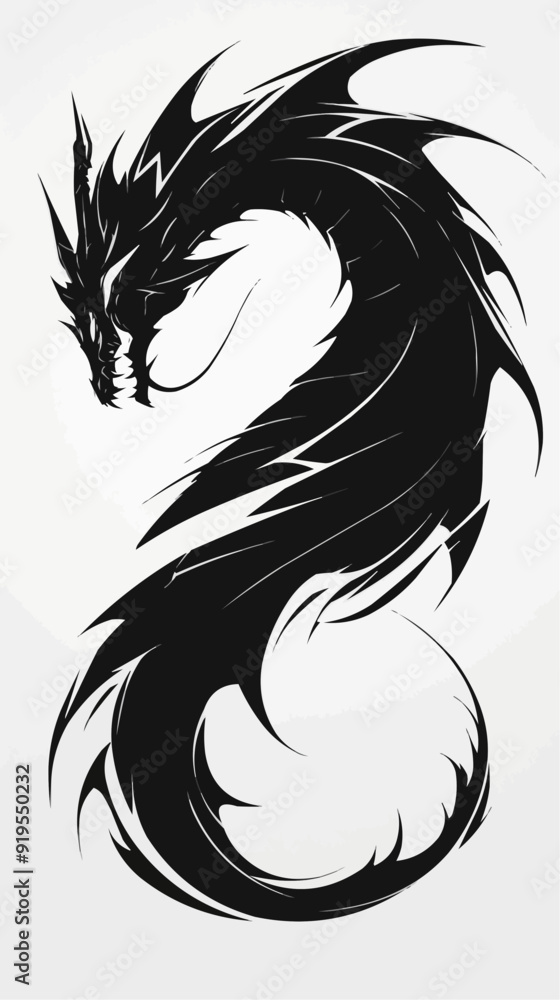 Dragon Tattoo Design - Fierce and Majestic Ink Art Dragon Tattoo Design - Fierce and Majestic Ink Art