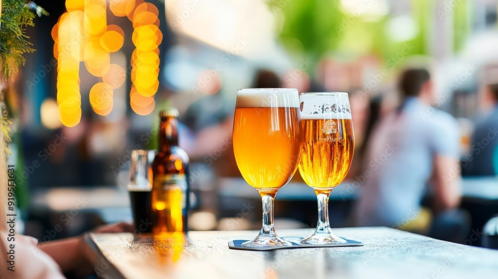 Obraz premium Beer Cafe