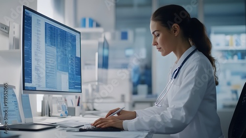 99. A medical coder working with patient records in a healthcare setting