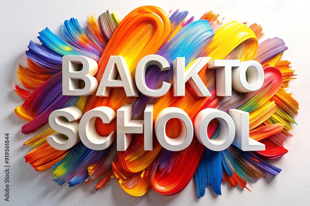 Obraz premium Back to School Supplies Background Perfect for Educational and Creative Design Projects