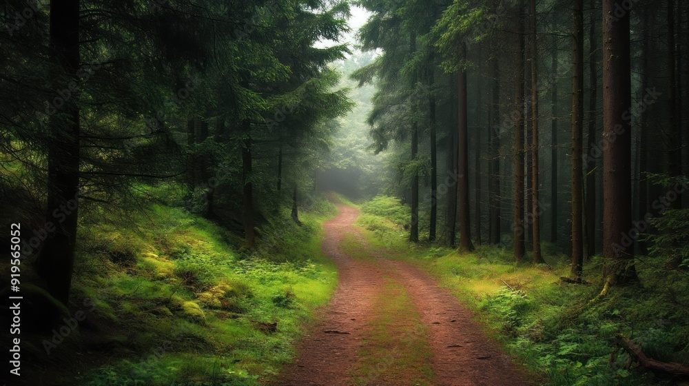 Obraz premium Mystical Forest Path