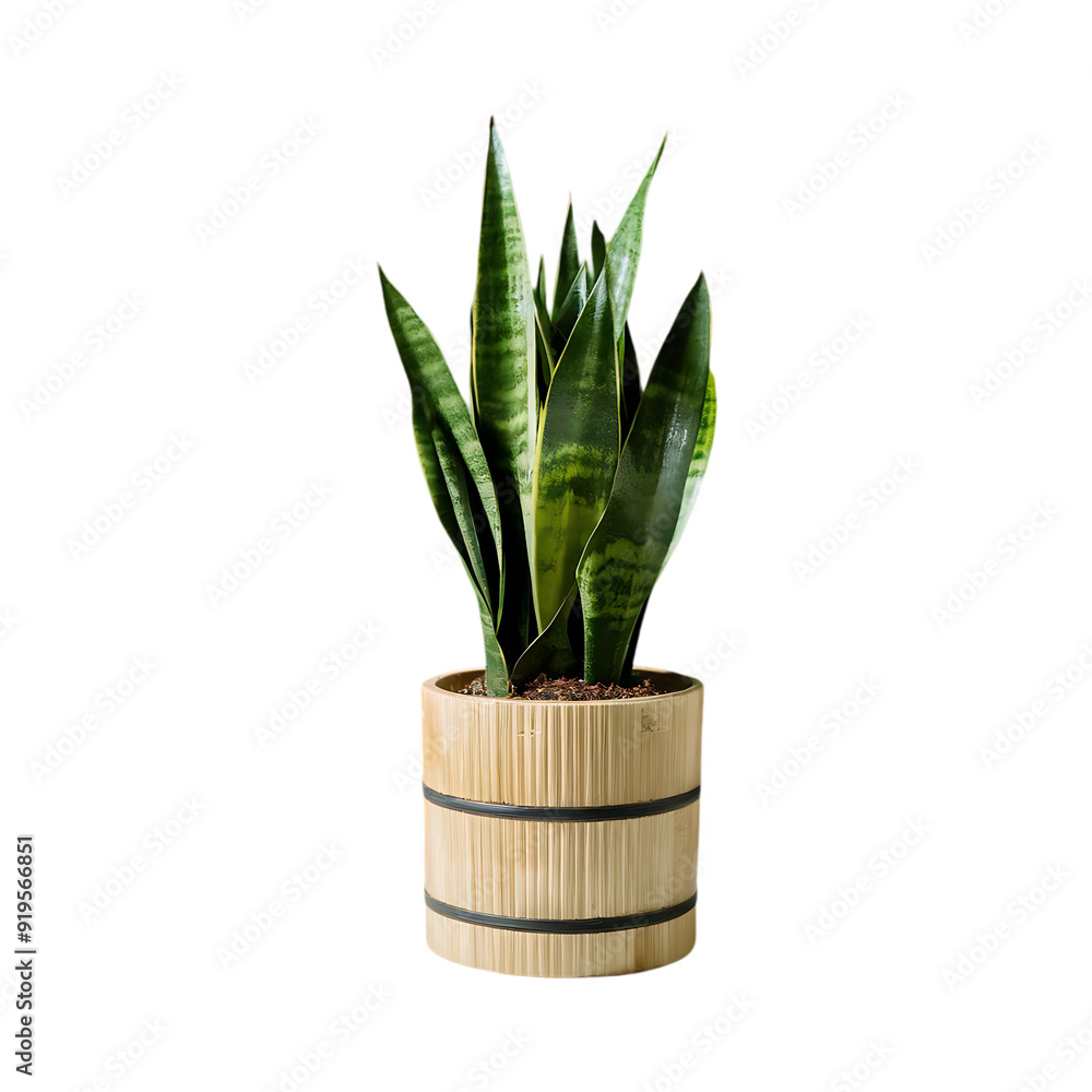 Snake Plant Sansevieria isolated on a transparent background by AI generative Snake Plant Sansevieria isolated on a transparent background by AI generative