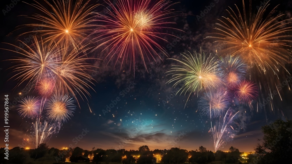 Spectacular Fireworks Display Spectacular Fireworks Display