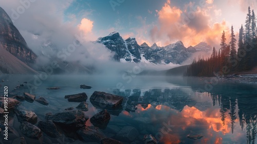 Nikon D850 captures Moraine Lake like National Geographic style photo