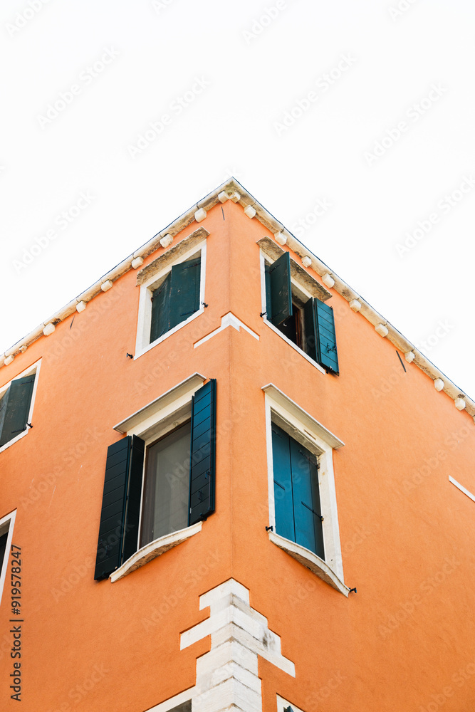 facade of a house in Venice facade of a house in Venice