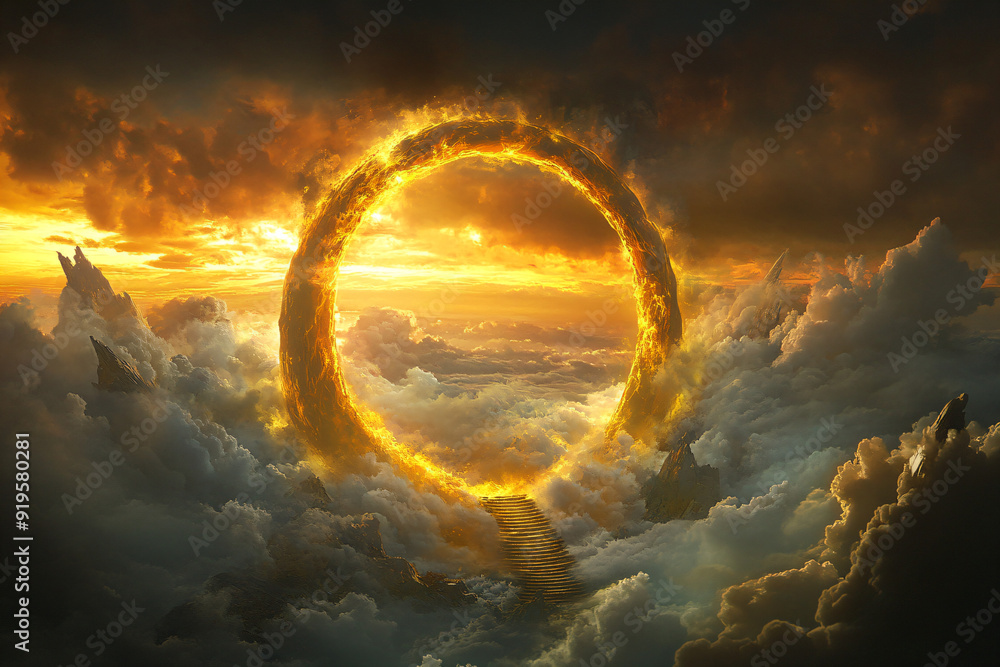 Obraz premium Golden Gate to Heaven.