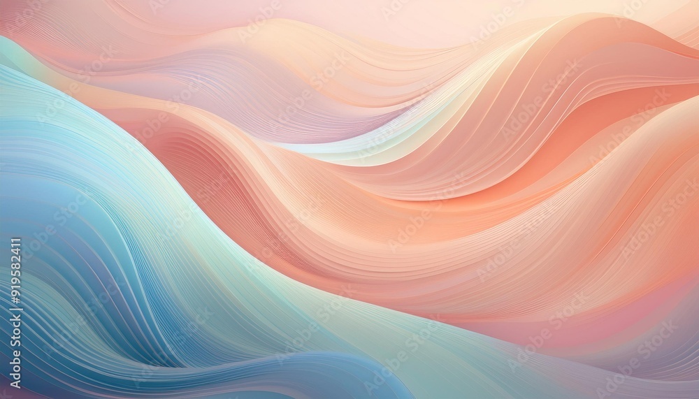 soothing pastel waves subtle abstract background with soft gradient colors dreamy flowing design for apps or products digital illustration soothing pastel waves subtle abstract background with soft gradient colors dreamy flowing design for apps or products digital illustration