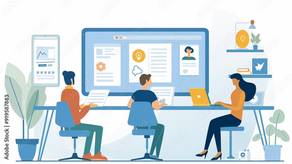 remote workers connecting virtually to complete tasks remote workers connecting virtually to complete tasks