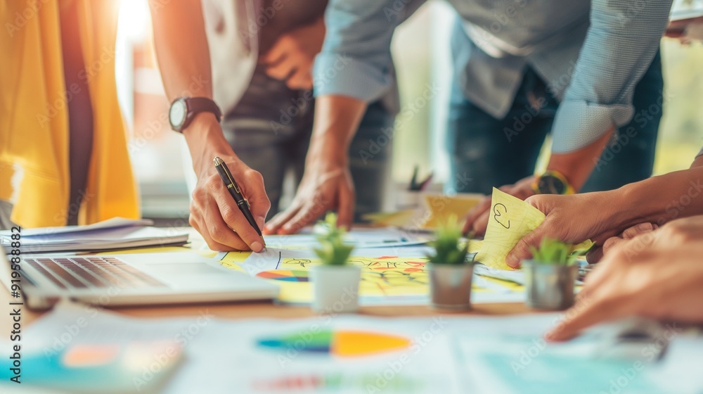A team of diverse professionals working together A team of diverse professionals working together