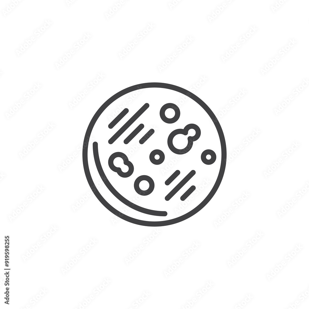 Pita Bread line icon Pita Bread line icon