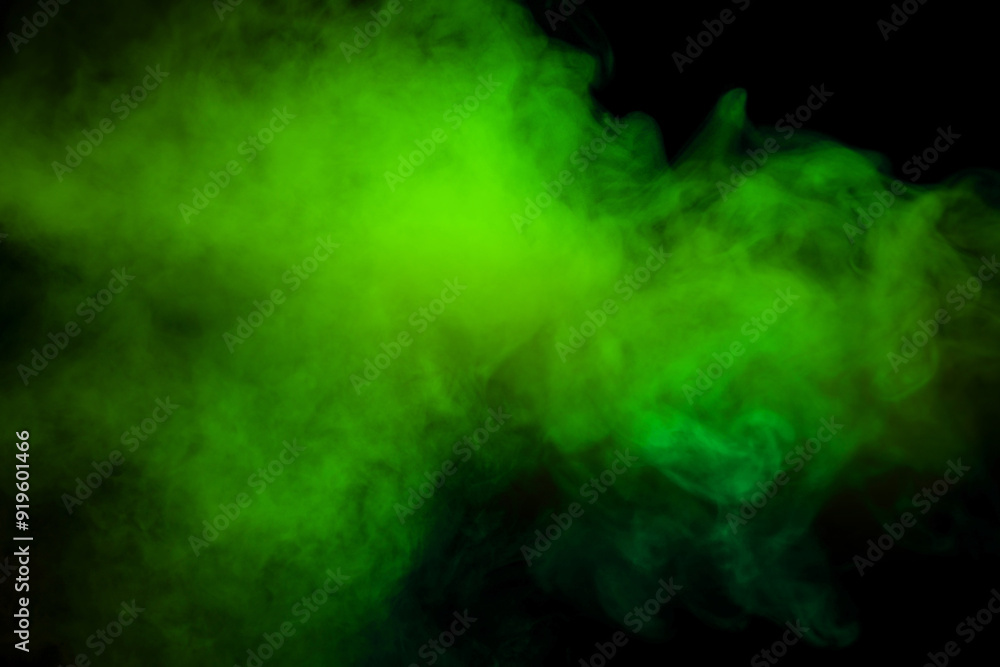 Red and green steam on a black background. Red and green steam on a black background.